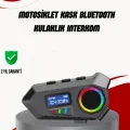 BUĞZ Suya Dayanıklı Bluetooth  İnterkom 5.4 Hoparlör 500mAh Batarya ve FM Radyo Özellikli