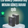 BUĞZ Suya Dayanıklı Güneş Enerjili Bahçe Lambası