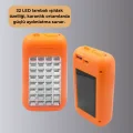  Suya Dayanıklı Güneş Paneli Destekli Powerbank ve Işıldak