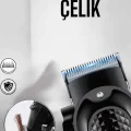  Suya Dayanıklı Tıraş Makinesi Keskin Bıçaklı Dijital Göstergeli Şarjlı
