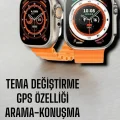 BUĞZ Suya ve Toza Dayanıklı 45 MM Akıllı Saat Bildirim ve Cevapsız Çağrı Görüntüleme - BUĞZ