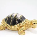 BUĞZ Swaroski Taşlı Kaplumbağa Figürü Alk1914