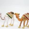 BUĞZ Swaroski Taşlı Tekli Deve Figürü Alk1883