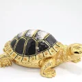 BUĞZ Swarovski Taşlı Kaplumbağa Figürü Model 2
