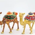 BUĞZ Swarovski Taşlı Tekli Deve Figürü Model 10