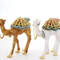 BUĞZ Swarovski Taşlı Tekli Deve Figürü Model 11