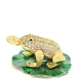 BUĞZ Swarovski Taşlı Tekli Kurbağa Model 2