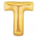 BUĞZ T Harf Folyo Balon Altın Renk 40 inç