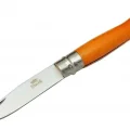 BUĞZ T0196 Bahçe Çakı 16 Cm - Ahşap Turuncu Sap, Bilezikli, Kılıflı