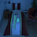  Taç Lisanslı Tek Kişilik Nevresim Takımı Galatasaray 1905 Glow