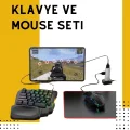  Tak-Çalıştır Mobil Oyun Ekipmanları Seti – Klavye Mouse Dahil