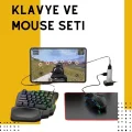  Tak-Çalıştır Mobil Oyun Ekipmanları Seti – Klavye Mouse Dahil