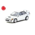 BUĞZ Tarmac Works 1/64 Mitsubishi Lancer GSR Evolution IV Silver with Tarmac Cards