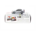 BUĞZ Tarmac Works 1/64 Mitsubishi Lancer GSR Evolution IV Silver with Tarmac Cards