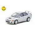 BUĞZ Tarmac Works 1/64 Mitsubishi Lancer GSR Evolution IV Silver with Tarmac Cards