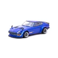 BUĞZ Tarmac Works 1/64 Nissan Fairlady Z S30 Widebody Blue - Designed by Jon Sibal