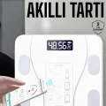 BUĞZ Tartı Baskül Dijital Elektronik Tartı Vücut Analiz Wifi Akıllı Yağ Ölçer