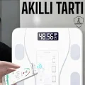 BUĞZ Tartı Baskül Dijital Elektronik Tartı Vücut Analiz Wifi Akıllı Yağ Ölçer