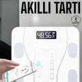  Tartı Baskül Dijital Elektronik Tartı Vücut Analiz Wifi Akıllı Yağ Ölçer