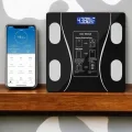 BUĞZ Tartı Baskül Dijital Elektronik Tartı Vücut Analiz Wifi Akıllı Yağ Ölçer