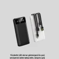 BUĞZ Taşınabilir 20.000 mAh Hızlı Şarj Powerbank 4 Çıkışlı