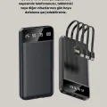 BUĞZ Taşınabilir 20.000 mAh Hızlı Şarj Powerbank 4 Çıkışlı