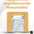  Taşınabilir 3ü 1 Arada Mini Fan | Nemlendirici + Soğutucu + Gece Lambası
