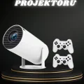 BUĞZ Taşınabilir Android Projeksiyon Ayaklı Çift Kollu 4K Çözünürlüklü Sinema Projeksiyonu - BUĞZ