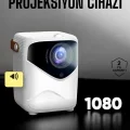 BUĞZ Taşınabilir Android Projeksiyon Wifi Destekli 4K Multimedia Tabanlı Ev Ve Ofis Tipi - BUĞZ