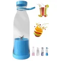 BUĞZ Taşınabilir Blender 380 ml USB Şarjlı Meyve Karıştırıcı Kolay Temizlenebilir - BUĞZ
