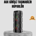 BUĞZ Taşınabilir Bluetooth Hoparlör Çift Sürücü Güçlü Bas HD Ses Çoklu Bağlantı