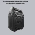 BUĞZ Taşınabilir Bluetooth Hoparlör – FM Radyo, USB, SD Kart ve TWS Özellikli