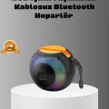 BUĞZ Taşınabilir Bluetooth Hoparlör – RGB Işıklı, Güçlü Bas ve 8 Saat Pil Ömrü