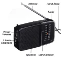 BUĞZ Taşınabilir cep radyosu siyah renk FM radyo bluetooth yok 2 yıl garantili - Elektronik