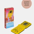 BUĞZ Taşınabilir El Aterisi Gameboy – Klasik Tetris Oyunu, Pil ile Çalışan Mini El Konsolu