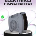 BUĞZ Taşınabilir Fanlı Isıtıcı Elektrikli Termik Korumalı Oda Isıtıcı