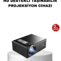 BUĞZ Taşınabilir Full HD Projeksiyon Cihazı Yüksek Parlaklık ve Geniş Bağlantı Seçenekli