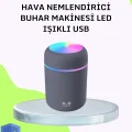  Taşınabilir Hava Nemlendirici – Renkli Işık ve USB Bağlantı