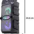 BUĞZ Taşınabilir Kablosuz Bluetooth Hoparlör Uzun Pil Ömrü Led Işıklı Yeni Nesil