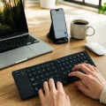 BUĞZ Taşınabilir Katlanabilir Bluetooth Klavye iOS Android Windows Uyumlu
