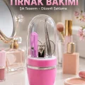 BUĞZ Taşınabilir Manikür Seti Pembe Tırnak Bakım ve Kişisel Bakım Kiti
