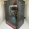 BUĞZ Taşınabilir Mini Işıklı Bluetooth Hoparlör, FM Radyo, USB ve SD Kart Girişli, Turkuaz Renk