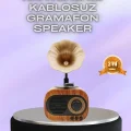 BUĞZ Taşınabilir Mini Retro Radyo Bluetooth Hoparlör USB SD AUX Destekli