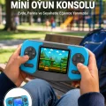 BUĞZ Taşınabilir Mini Video Oyun Konsolu Ergonomik Tasarım