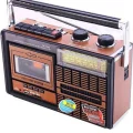 BUĞZ Taşınabilir nostaljik radyo USB kart FM radyo kaset çalar Bluetooth kırmızı 2 yıl garantili
