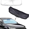  Taşınabilir Oto Cam Güneşliği Katlanabilir Tüm Araçlara Uyumlu Güneş Gölge Koruyucu