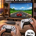 BUĞZ Taşınabilir Retro Oyun Çubuğu Kablosuz Oyun Kolu Seti Yeni Nesil