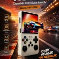 BUĞZ Taşınabilir retro oyun konsolu beyaz renk 64 GB hafıza 15000+ yüklü oyun bluetooth yok