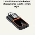  Taşınabilir Şarj Cihazı 20000 mAh | 22.5W Hızlı Şarj + Dijital Ekran + Kablo Dahil