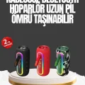  Taşınabilir Şarjlı Bluetooth Hoparlör Güçlü Bas